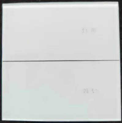 2 gang glass zigbee smart switch