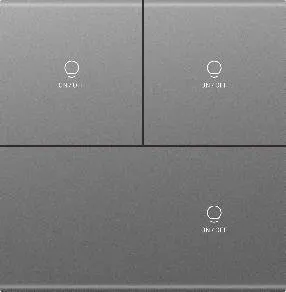 3 gang plastic zigbee smart switch