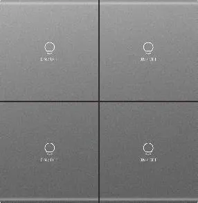 4 gang plastic zigbee smart switch