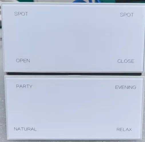 Image 1 of Tuya zigbee 4gang 4scene Glass switch
