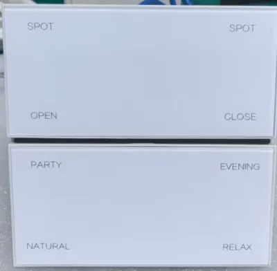 Tuya zigbee 4gang 4scene Glass switch